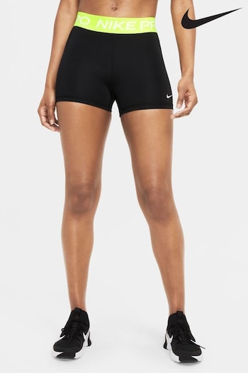 Nike Black/Lime 365 3 Inch Shorts (C38110) | £35