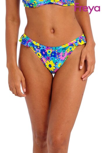 Freya Blue Garden Disco Rio Bikini Briefs (C38129) | £26