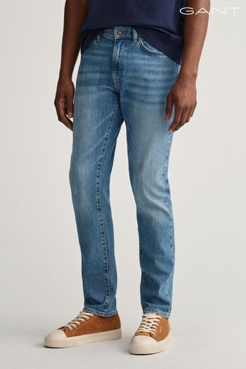 GANT Blue Hayes Slim Fit Jeans (C38339) | £100