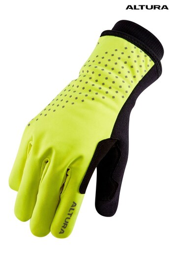 Altura Unisex Yellow Nightvision Waterproof Insulated Cycling Gloves (C38583) | £45