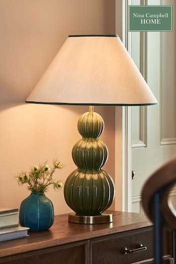 Nina Campbell Green Evelyn Large Table Lamp (C38817) | £180