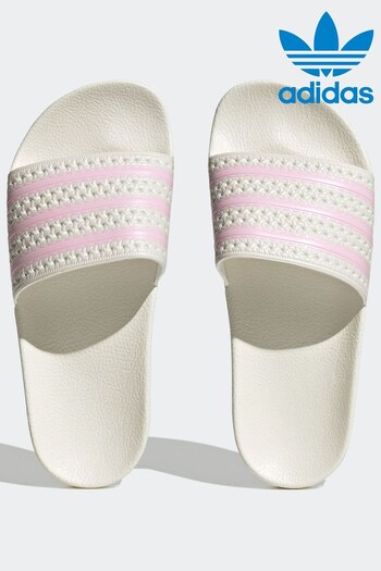 adidas plus originals White Sliders (C38851) | £35