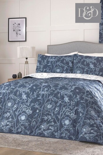 D&D Blue Lorie Bedspread (C39113) | £50