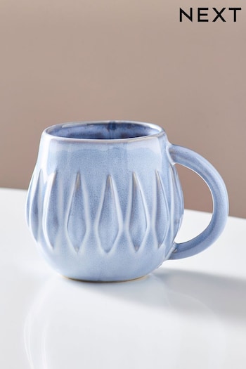 Blue Reactive Glaze Mug (C39152) | £7