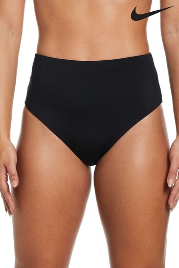 Nike Black Black High Waisted Bikini Bottoms (C39197) | £38