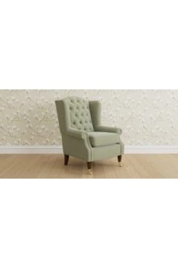 Kendrick/Pale Grey Green New Enderby Buttoned By Laura Ashley (C39550) | £825