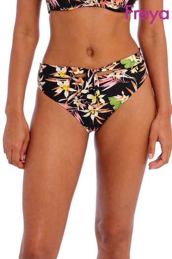 Freya Savanna Sunset High Waist Black Bikini Briefs (C39553) | £30