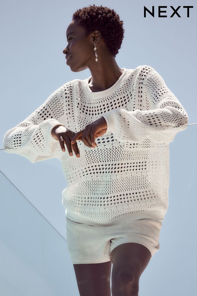 Women s Work Jumpers Ruffle Printed Work Sweaters Next UK