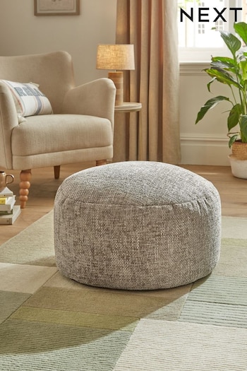 Mink Brown Chunky Chenille Pouffe (C39682) | £60