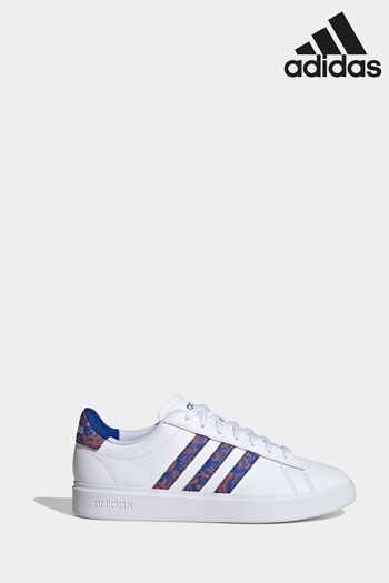 adidas black White Grand Court 2.0 Shoes (C39802) | £80