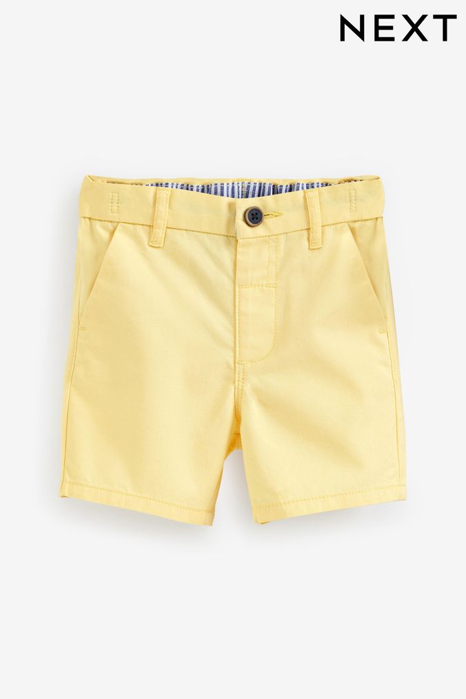 Boys yellow chino shorts best sale