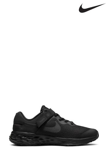 Nike Black Revolution 6 Flyease Youth Trainers (C3C874) | £45
