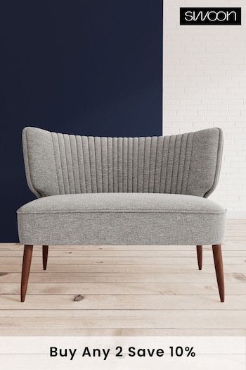 Swoon Houseweave Thunder Grey Duke Two Seater Sofa (C40228) | £789