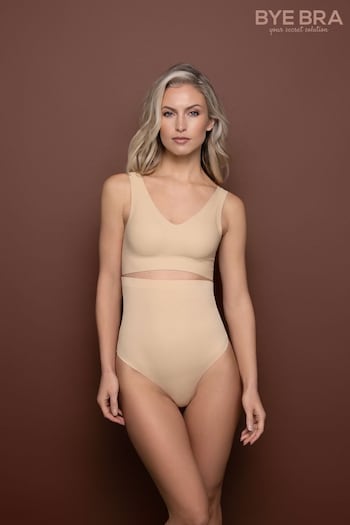 Bye Bra Nude Invisible High Waist Thong (C40277) | £25