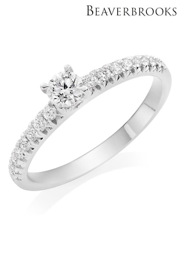 Beaverbrooks Platinum Diamond Ring (C40286) | £1,950