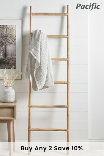 Pacific Natural Rattan Handcrafted Decorative Ladder (C40490) | £195