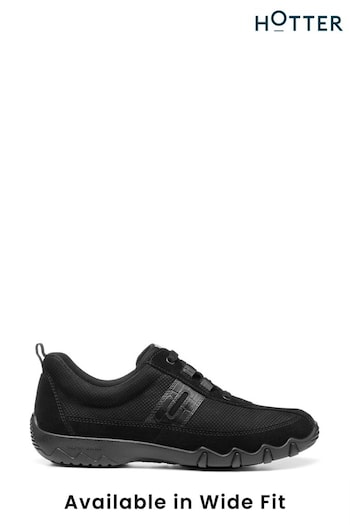 Hotter Leanne II Lace-Up Black Shoes (C40547) | £89