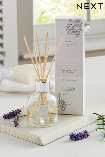 Country Luxe Spa Retreat Lavender and Geranium 60ml Fragranced Reed Diffuser (C40926) | £9