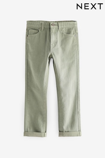 Green Mineral Regular Fit Cotton Rich Stretch Jeans grijs (3-17yrs) (C41188) | £12 - £17
