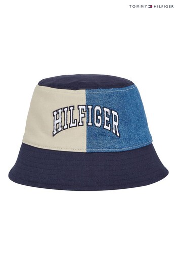 Tommy Hilfiger Navy Blue Collegiate Bucket Hat (C41416) | £20