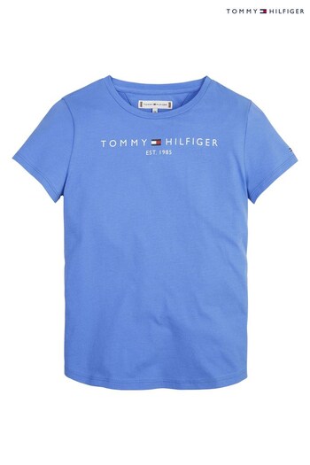 Tommy rba Hilfiger Blue Essential T-Shirt (C41443) | £20 - £25