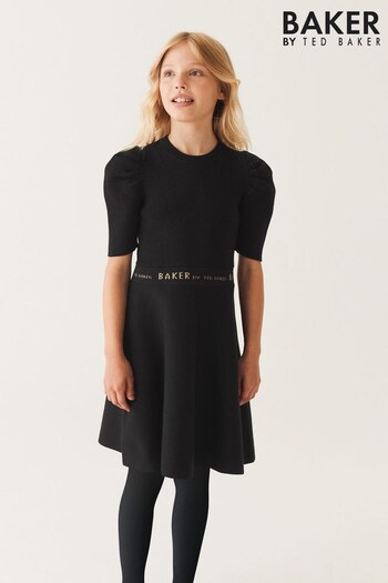 Baker by Ted Baker Knitted Black Dress (C41627) | £45 - £50