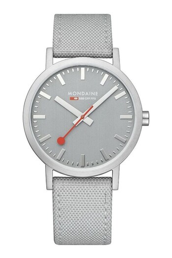 Mondaine Grey Good Classic Watch (C42019) | £229