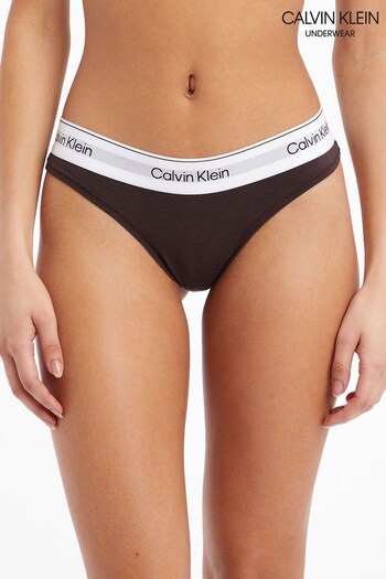 Calvin Klein Brown Modern Cotton Thongs (C42236) | £20