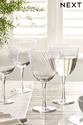 Clear Malvern Glassware Wine Glasses (C42456) | £26