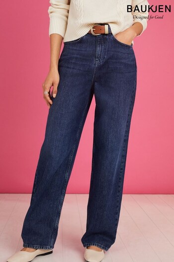 Baukjen Blue Wide Leg Jeans (C42609) | £109