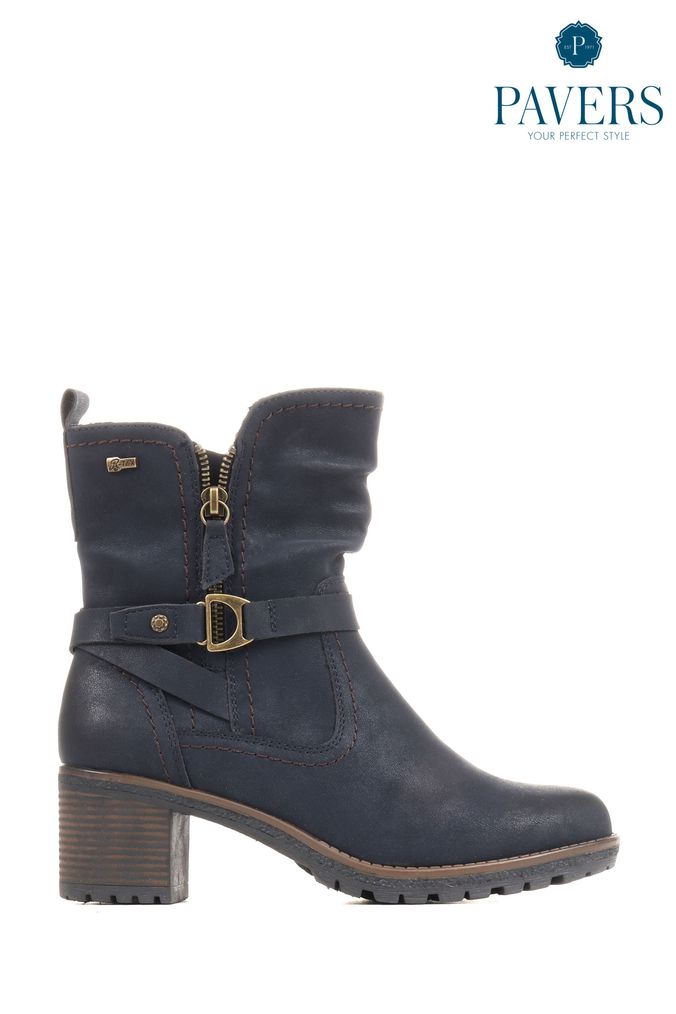 Pavers blue ankle boots outlet