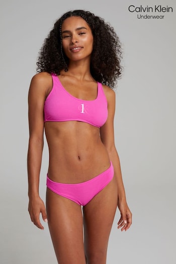 Calvin Klein CK One Pink Bikini Top (C42876) | £25