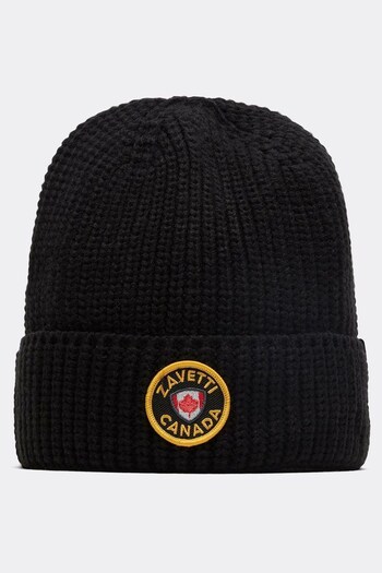 Zavetti Canada Black Verrio Beanie Hat (C43249) | £15