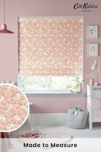 Cath Kidston Pink Kids Jumping Bunnies Made To Measure Roman Blinds (C43300) | £75