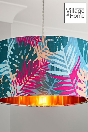 Village At Home Tropical Print 40cm Easy Fit Pendant Shade (C43385) | £70