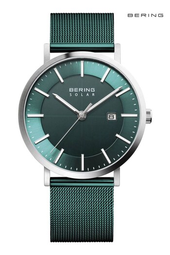 Bering Gents Green Solar Watch (C43549) | £199