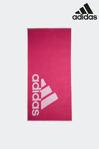 adidas Pink Adult Towel Large (C43646) | £30