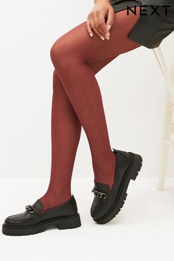 Berry Red Colour Sheer Tights 2 Packs (C43659) | £8