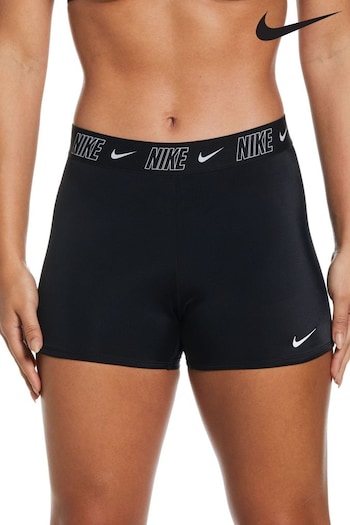 Nike force Black Logo Tape Swim Shorts (C43922) | £42