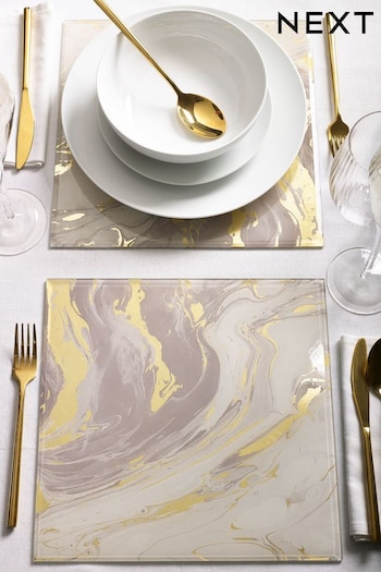 Natural Gold Galaxy Placemats and Coasters Set of 2 Placemats (C44332) | £30