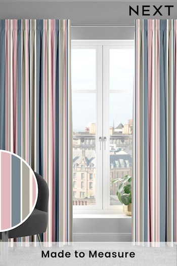 Pink Huddson Made To Measure Curtains (C44507) | £61