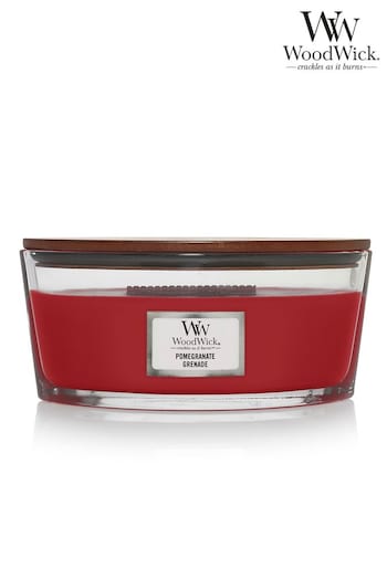 Woodwick Red Ellipse Pomegrante Candle (C44618) | £35