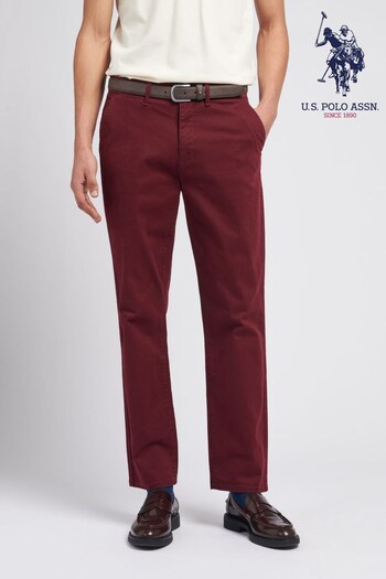 U.S. Polo Assn. Mens Windsor Wine Everyday Chinos (C44894) | £60