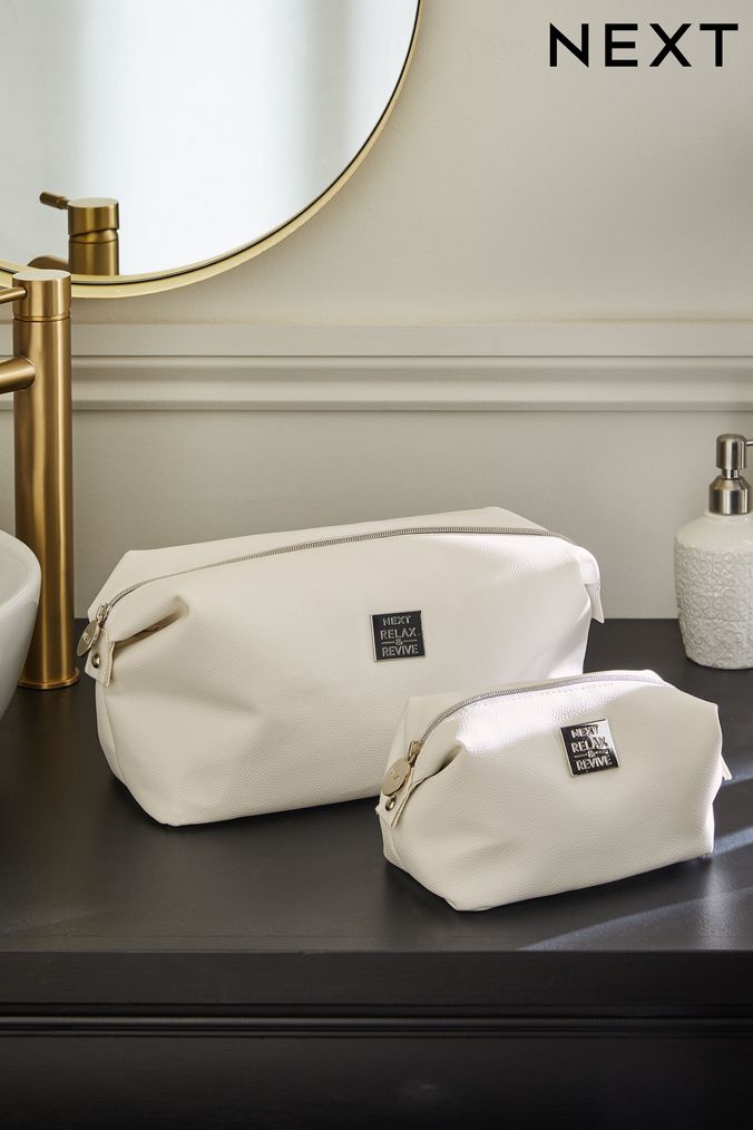 Faux Leather Slouch Make-Up Bag (C44947) | £12 - £16