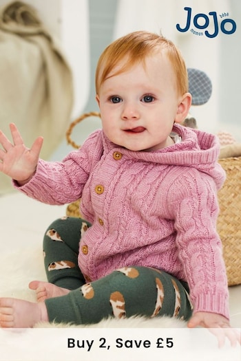 JoJo Maman Bébé Green Guinea Pig Extra Thick Leggings Sweater (C45024) | £12.50