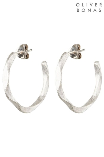 Oliver Bonas Arley Hoop Earrings (C45031) | £40