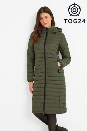 Tog 24 Green Oldstead Womens Long Padded Jacket (C45222) | £80