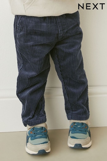 Indigo Blue Corduroy Pull-On Trousers Sandale (3mths-7yrs) (C45252) | £12 - £14