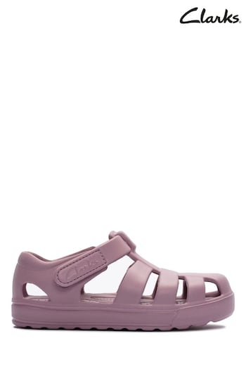 Clarks Pink Toddler Jelly Fisherman Sandals (C45401) | £24