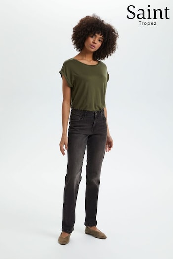 Saint Tropez Grey Molly Regular Jeans slim-fit (C45436) | £70